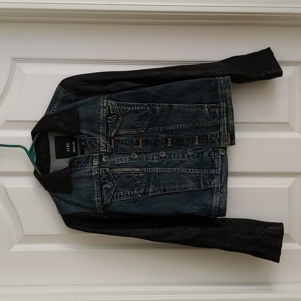 Veda x Madewell Jean Leather Jacket